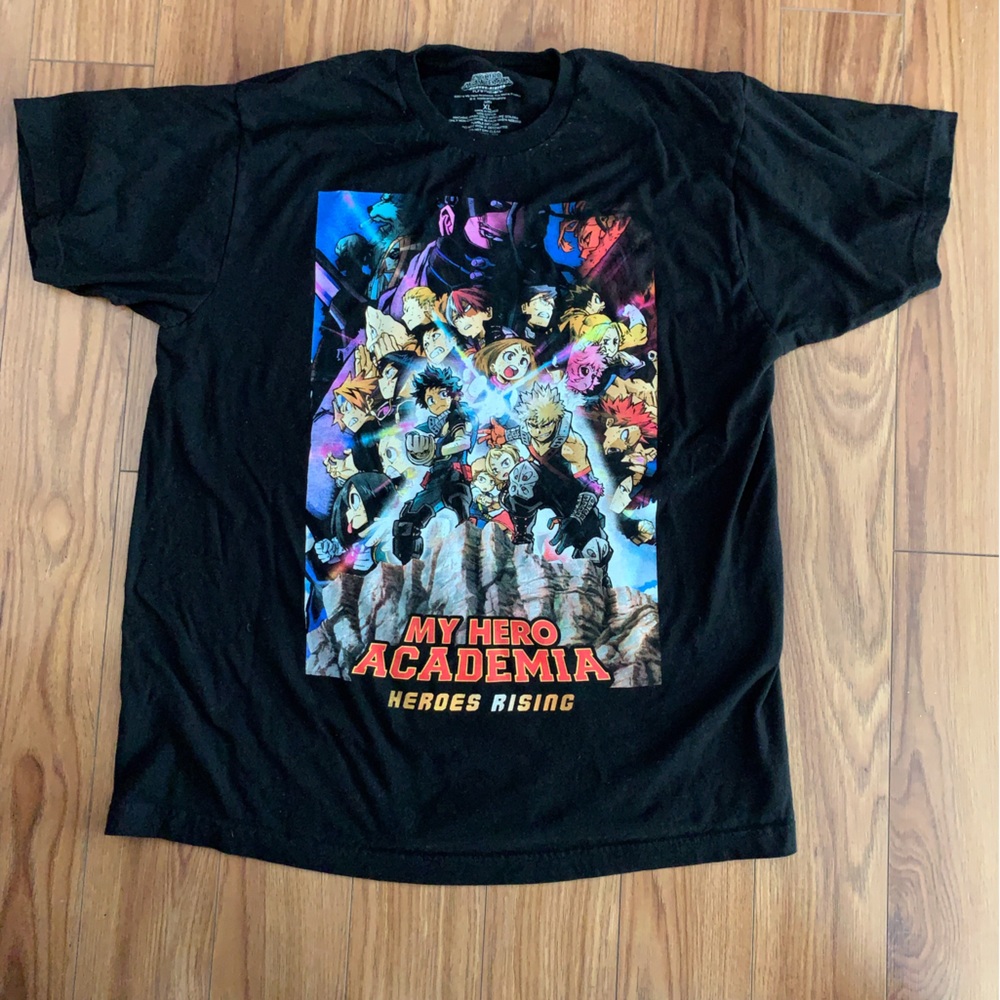 Funimation My Hero Academia Hero’s Rising Black Adult S/S T-Shirt Size XL